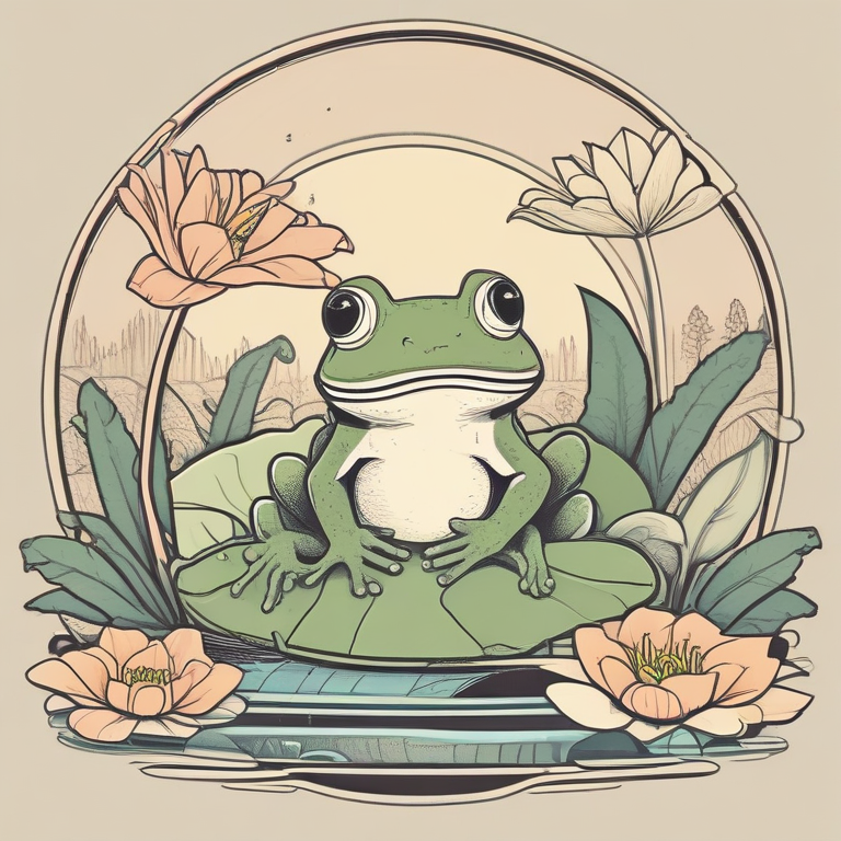 Frog Lilypad Storybook