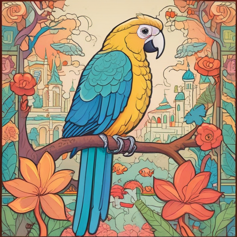 Parrot Puzzle Storybook 2