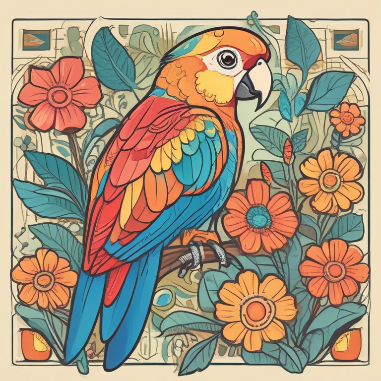Parrot Puzzle Storybook