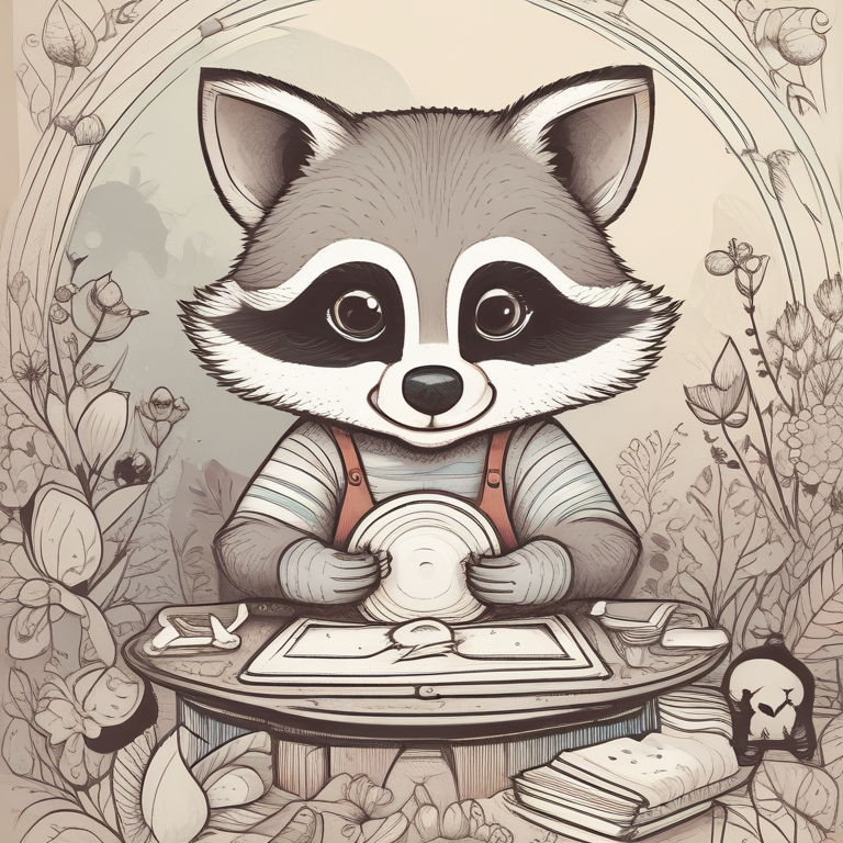 Raccoon Palette Storybook 2