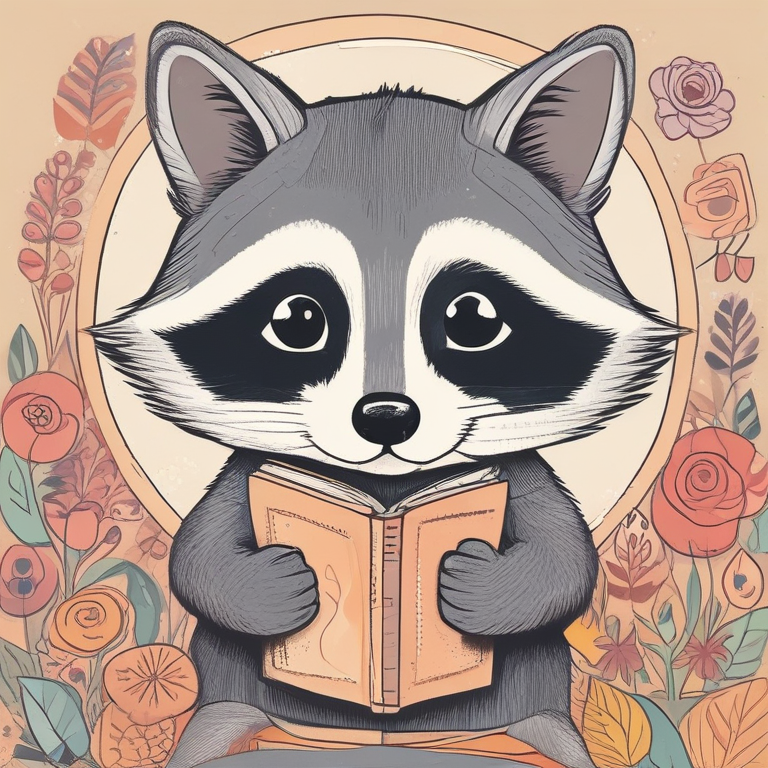 Raccoon Palette Storybook