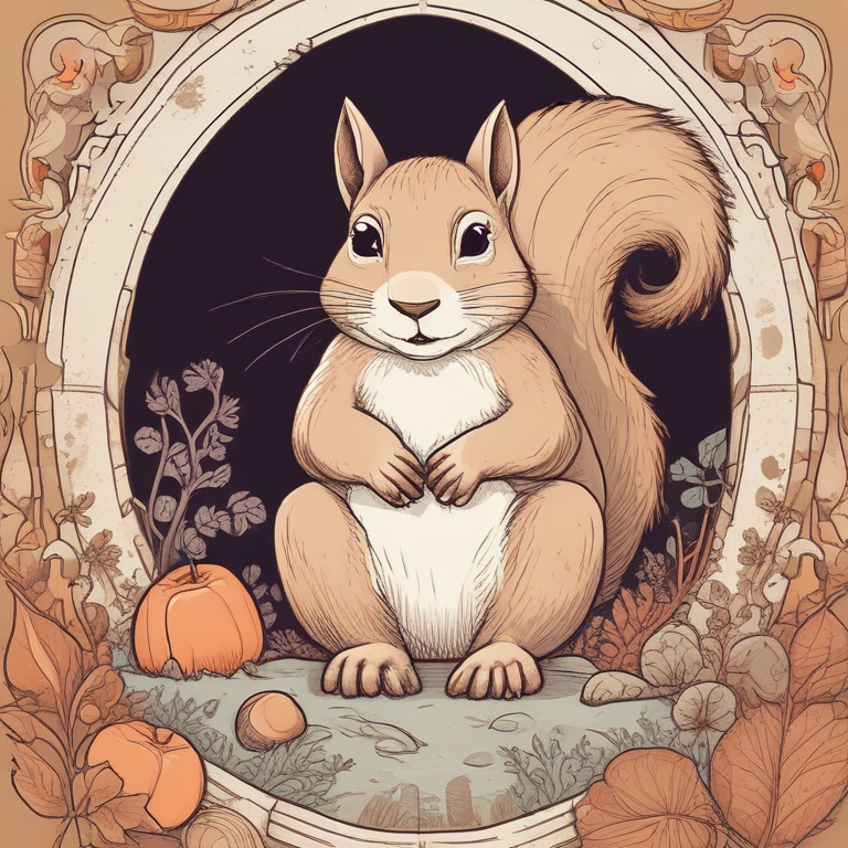 Squirrel Acorn Storybook
